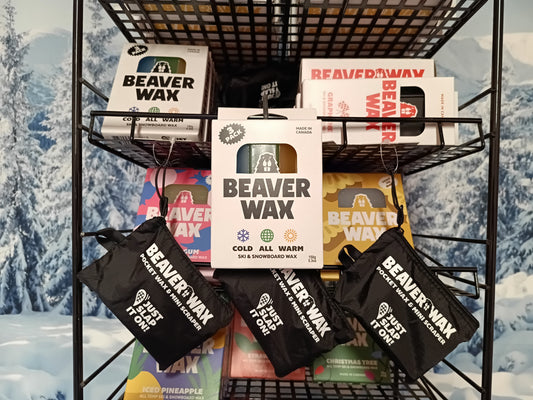 Beaverwax 3 pack and pocket wax pouches on the TopSheetz rack